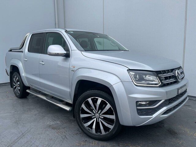 Used Volkswagen Amarok 2H MY18 TDI550 4MOTION Perm Ultimate Liverpool, 2018 Volkswagen Amarok 2H MY18 TDI550 4MOTION Perm Ultimate Silver 8 Speed Automatic Utility