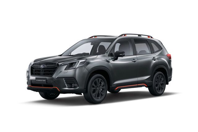 New Subaru Forester S5 MY24 2.5i Sport CVT AWD Newstead, 2024 Subaru Forester S5 MY24 2.5i Sport CVT AWD Magnetite Grey -Black Trim 7 Speed Constant Variable