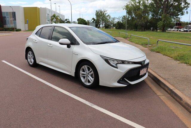 Pre-Owned Toyota Corolla ZWE211R SX E-CVT Hybrid Palmerston, 2018 Toyota Corolla ZWE211R SX E-CVT Hybrid Crystal Pearl 10 Speed Automatic Hatchback