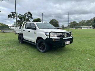 2017 Toyota Hilux GUN126R MY17 SR (4x4) White 6 Speed Automatic Dual Cab Chassis