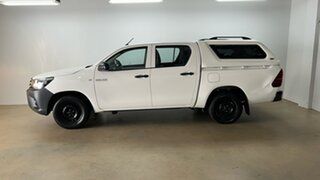 2017 Toyota Hilux TGN121R Workmate White 6 Speed Automatic Dual Cab Utility
