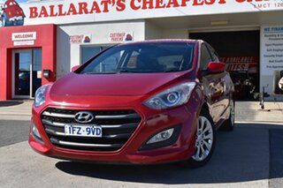 2016 Hyundai i30 GD4 Series 2 Active Red 6 Speed Automatic Hatchback.