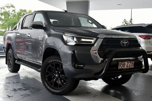 Used Toyota Hilux GUN126R SR5 Double Cab North Lakes, 2020 Toyota Hilux GUN126R SR5 Double Cab Graphite 6 Speed Sports Automatic Cab Chassis