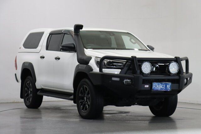 Used Toyota Hilux GUN126R Rogue Double Cab Victoria Park, 2021 Toyota Hilux GUN126R Rogue Double Cab White 6 Speed Sports Automatic Utility