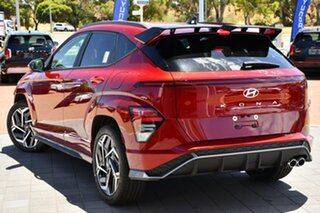 2023 Hyundai Kona SX2.V1 MY24 Premium 2WD N Line Ultimate Red 1 Speed Constant Variable Wagon.