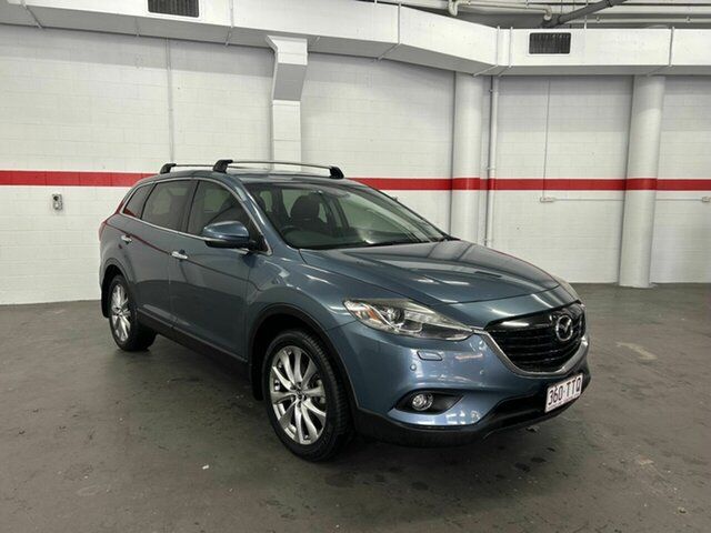 Used Mazda CX-9 TB10A5 MY14 Grand Touring Activematic AWD Clontarf, 2013 Mazda CX-9 TB10A5 MY14 Grand Touring Activematic AWD Blue 6 Speed Sports Automatic Wagon