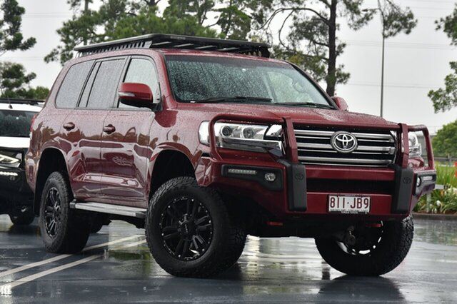 Pre-Owned Toyota Landcruiser VDJ200R GXL North Lakes, 2018 Toyota Landcruiser VDJ200R GXL Merlot Red 6 Speed Sports Automatic Wagon