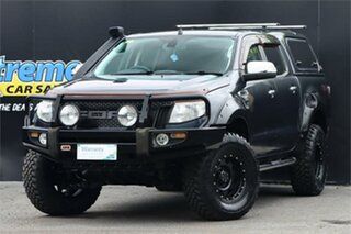 2012 Ford Ranger PX XLT Double Cab Grey 6 Speed Sports Automatic Utility.
