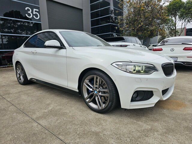 Used BMW 2 Series F22 230i M Sport Seaford, 2017 BMW 2 Series F22 230i M Sport White 8 Speed Sports Automatic Coupe