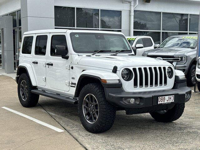 Used Jeep Wrangler JL MY21 Unlimited 80th Anniversary Beaudesert, 2021 Jeep Wrangler JL MY21 Unlimited 80th Anniversary White 8 Speed Automatic Convertible