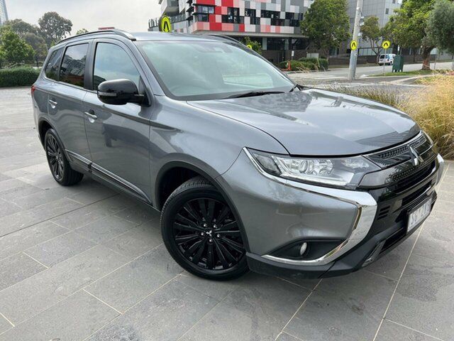 Used Mitsubishi Outlander ZL MY20 Black Edition 2WD South Melbourne, 2020 Mitsubishi Outlander ZL MY20 Black Edition 2WD Grey 6 Speed Constant Variable Wagon