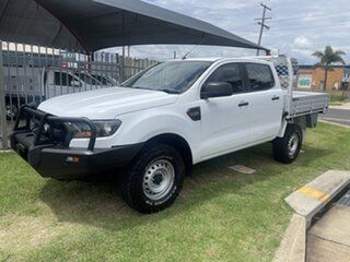 2017 Ford Ranger PX MkII MY17 Update XL 2.2 Hi-Rider (4x2) White 6 Speed Automatic Crew Cab Chassis.