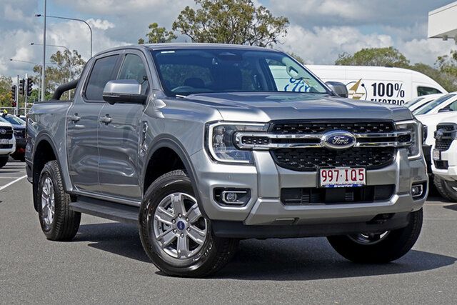 Demo Ford Ranger PY 2024.00MY XLT Ebbw Vale, 2023 Ford Ranger PY 2024.00MY XLT Aluminium 10 Speed Sports Automatic Double Cab Pick Up