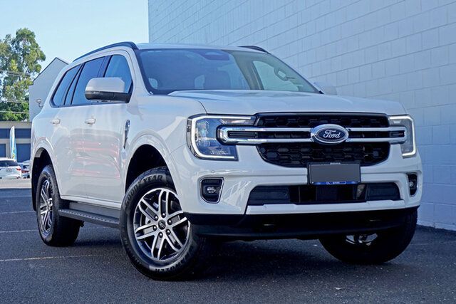 Used Ford Everest UB 2024.00MY Trend Springwood, 2023 Ford Everest UB 2024.00MY Trend Arctic White 10 Speed Sports Automatic SUV