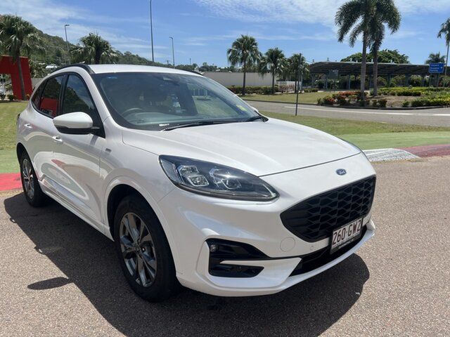 Used Ford Escape ZH 2022MY ST-Line Townsville, 2022 Ford Escape ZH 2022MY ST-Line White Platinum 8 Speed Sports Automatic SUV