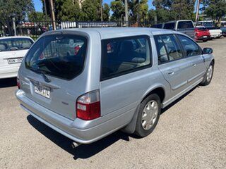 2002 Ford Falcon AUIII Forte Silver 4 Speed Automatic Wagon.