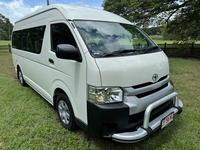 Pre-Owned Toyota HiAce KDH223R Commuter High Roof Super LWB Darwin, 2017 Toyota HiAce KDH223R Commuter High Roof Super LWB French Vanilla 4 Speed Automatic Bus