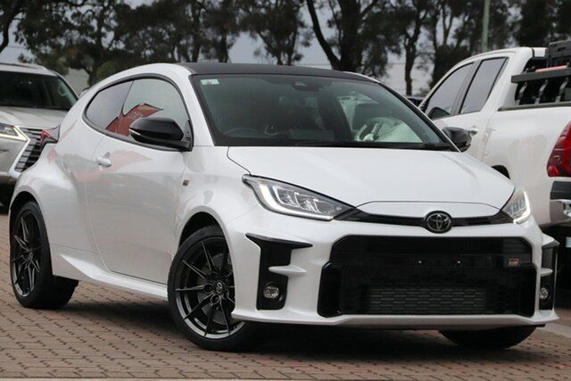 Pre-Owned Toyota Yaris Gxpa16R GR GR-FOUR Rallye Warwick Farm, 2021 Toyota Yaris Gxpa16R GR GR-FOUR Rallye White 6 Speed Manual Hatchback