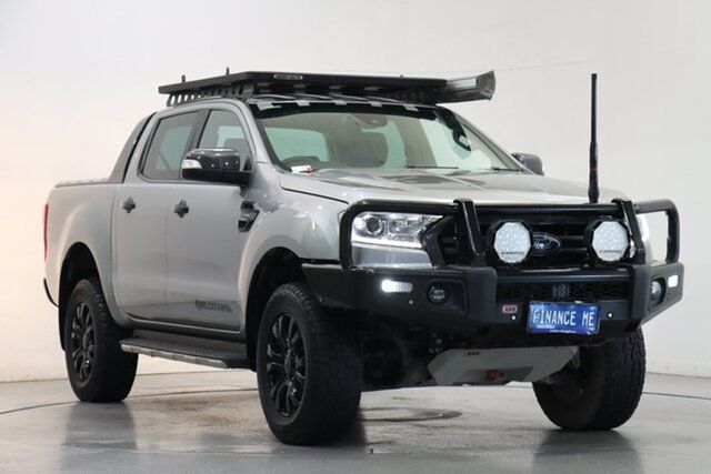 Used Ford Ranger PX MkIII 2019.75MY Wildtrak Victoria Park, 2019 Ford Ranger PX MkIII 2019.75MY Wildtrak Silver 10 Speed Sports Automatic Double Cab Pick Up