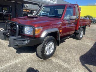 2023 Toyota Landcruiser VDJ79R GX Red 5 Speed Manual Cab Chassis.