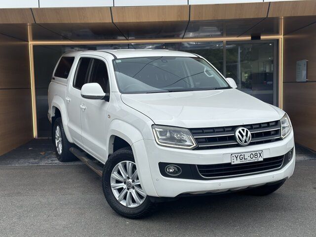 Used Volkswagen Amarok 2H MY16 TDI420 4Motion Perm Highline Sutherland, 2016 Volkswagen Amarok 2H MY16 TDI420 4Motion Perm Highline White 8 Speed Automatic Utility