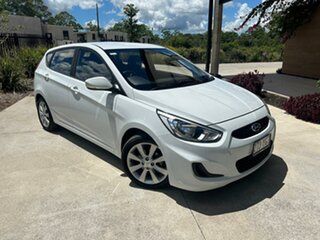 2018 Hyundai Accent RB6 MY18 Sport White 6 Speed Sports Automatic Hatchback.