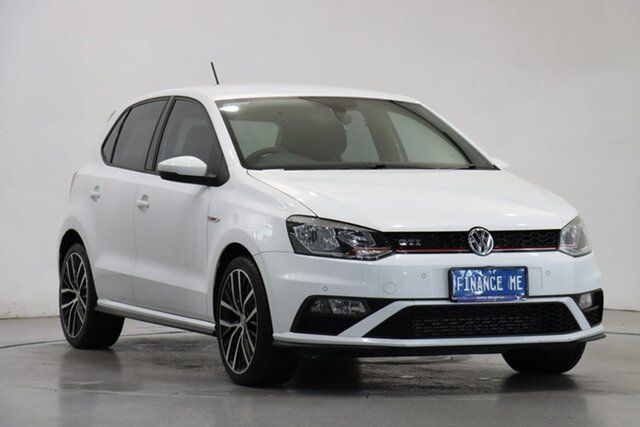 Used Volkswagen Polo 6R MY16 GTI DSG Victoria Park, 2016 Volkswagen Polo 6R MY16 GTI DSG White 7 Speed Sports Automatic Dual Clutch Hatchback