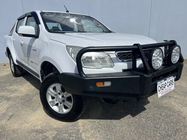 Used Holden Colorado RG LX (4x4) Hoppers Crossing, 2012 Holden Colorado RG LX (4x4) White 6 Speed Automatic Crew Cab Pickup