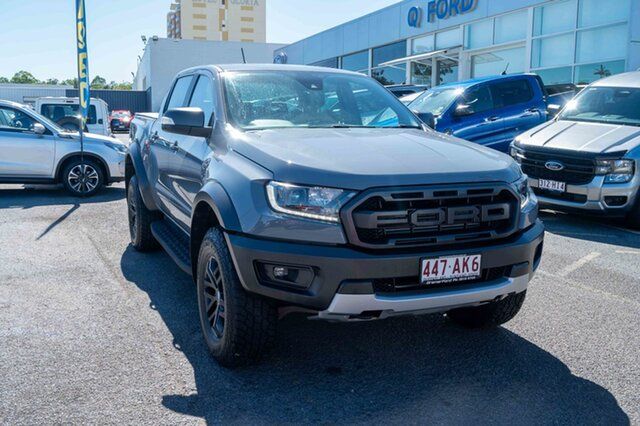 Used Ford Ranger PX MkIII 2020.75MY Raptor Springwood, 2020 Ford Ranger PX MkIII 2020.75MY Raptor Conquer Grey 10 Speed Sports Automatic Double Cab Pick Up