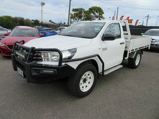 2017 Toyota Hilux GUN126R SR (4x4) White 6 Speed Automatic Cab Chassis