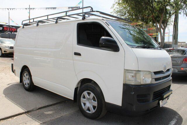 Used Toyota HiAce KDH201R MY07 Upgrade LWB Hoppers Crossing, 2009 Toyota HiAce KDH201R MY07 Upgrade LWB White 4 Speed Automatic Van