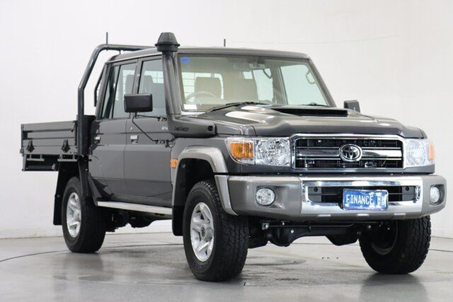 Used Toyota Landcruiser VDJ79R GXL Double Cab Victoria Park, 2023 Toyota Landcruiser VDJ79R GXL Double Cab Grey 5 Speed Manual Cab Chassis