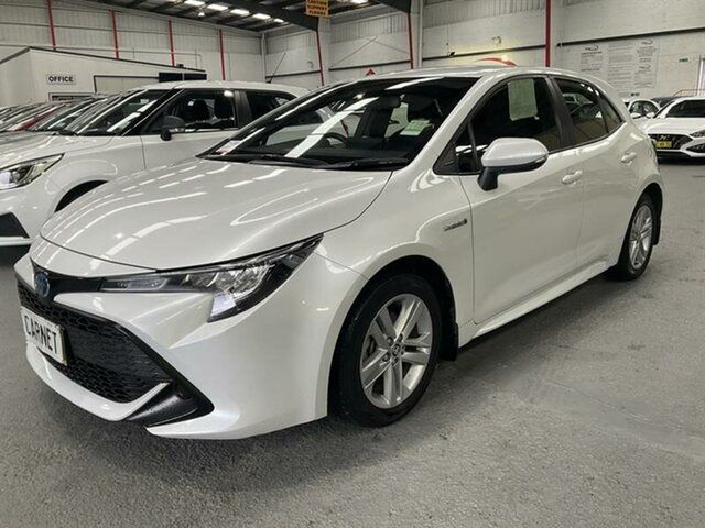 Used Toyota Corolla ZWE211R Ascent Sport Hybrid Smithfield, 2022 Toyota Corolla ZWE211R Ascent Sport Hybrid White Continuous Variable Hatchback