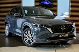 2023 Mazda CX-5 KF4WLA G35 SKYACTIV-Drive i-ACTIV AWD Akera Grey 6 Speed Sports Automatic Wagon.