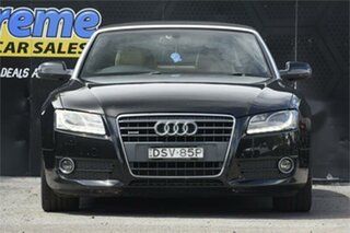 2009 Audi A5 8T MY10 S Tronic Quattro Black 7 Speed Sports Automatic Dual Clutch Cabriolet.