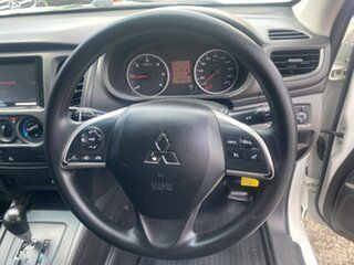2018 Mitsubishi Triton MQ MY18 GLX Double Cab White 5 Speed Sports Automatic Cab Chassis