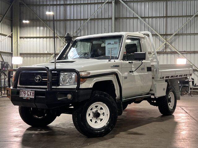Used Toyota Landcruiser VDJ79R Workmate Rocklea, 2008 Toyota Landcruiser VDJ79R Workmate White 5 Speed Manual Cab Chassis