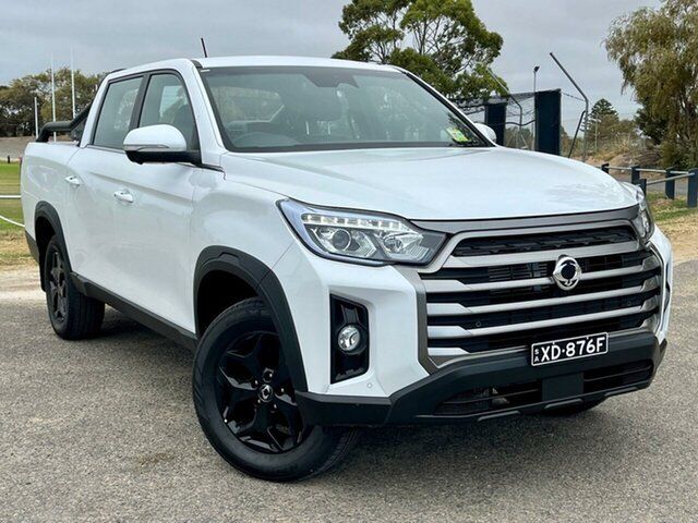 Used Ssangyong Musso Q250 MY23 Ultimate Luxury Crew Cab XLV Christies Beach, 2023 Ssangyong Musso Q250 MY23 Ultimate Luxury Crew Cab XLV White 6 Speed Sports Automatic Utility
