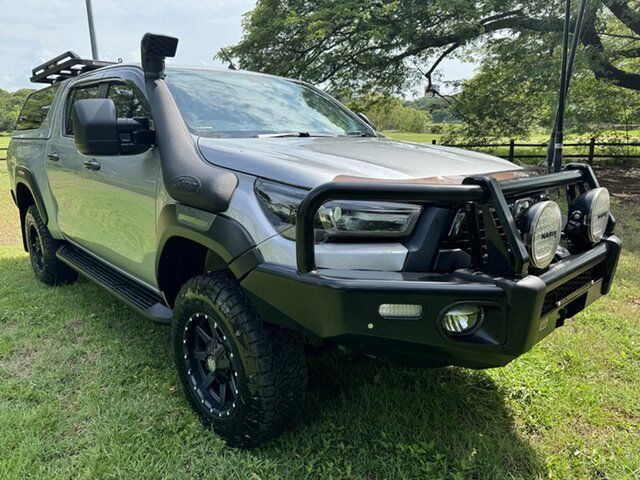 Pre-Owned Toyota Hilux GUN126R Rogue Double Cab Darwin, 2020 Toyota Hilux GUN126R Rogue Double Cab Silver Sky 6 Speed Automatic Dual Cab