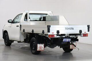 2020 Toyota Hilux TGN121R Workmate 4x2 White 5 Speed Manual Cab Chassis.