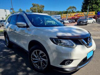 2015 Nissan X-Trail T32 TI (4x4) White Crystal Continuous Variable Wagon.