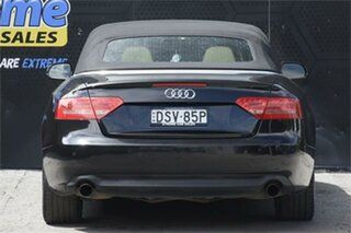 2009 Audi A5 8T MY10 S Tronic Quattro Black 7 Speed Sports Automatic Dual Clutch Cabriolet