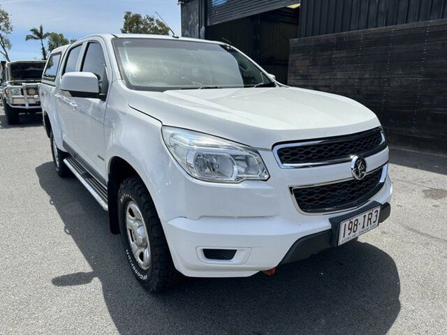 Used Holden Colorado RG MY13 LX Crew Cab Labrador, 2013 Holden Colorado RG MY13 LX Crew Cab White 6 Speed Sports Automatic Utility