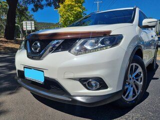 2015 Nissan X-Trail T32 TI (4x4) White Crystal Continuous Variable Wagon