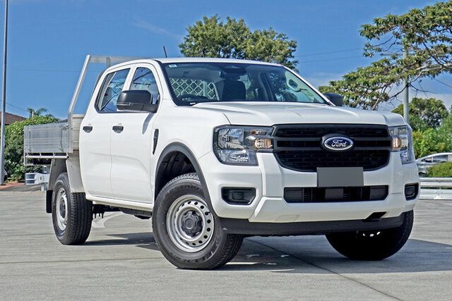 Used Ford Ranger PY 2023.50MY XL Springwood, 2023 Ford Ranger PY 2023.50MY XL Arctic White 10 Speed Sports Automatic Double Cab Chassis