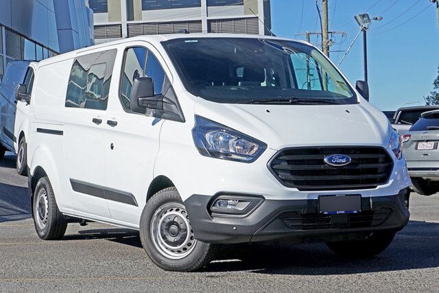 Used Ford Transit Custom VN 2022.75MY 340L (Low Roof) Springwood, 2022 Ford Transit Custom VN 2022.75MY 340L (Low Roof) Frozen White 6 Speed Automatic Double Cab Van
