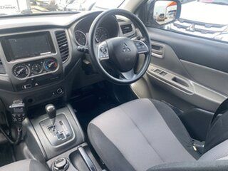 2018 Mitsubishi Triton MQ MY18 GLX Double Cab White 5 Speed Sports Automatic Cab Chassis