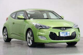 2013 Hyundai Veloster FS3 + Coupe D-CT Green 6 Speed Sports Automatic Dual Clutch Hatchback.