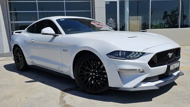 Used Ford Mustang FN 2019MY GT Liverpool, 2018 Ford Mustang FN 2019MY GT Oxford White 10 Speed Sports Automatic FASTBACK - COUPE