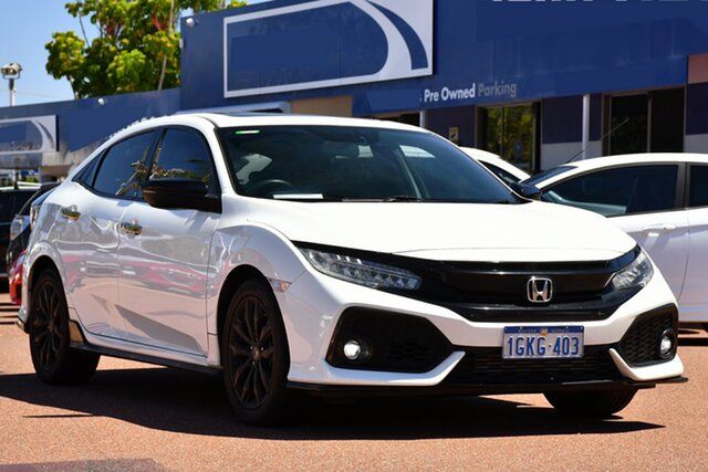 Used Honda Civic 10th Gen MY17 RS Victoria Park, 2017 Honda Civic 10th Gen MY17 RS White Orchid 1 Speed Constant Variable Hatchback
